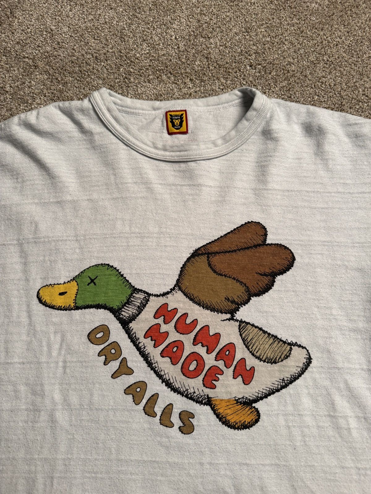 Human Made × Kaws HUMAN MADE X KAWS “DRY ALLS” SLUB GRAPHIC TEE Size US L / EU 52-54 / 3 - 2 Thumbnail