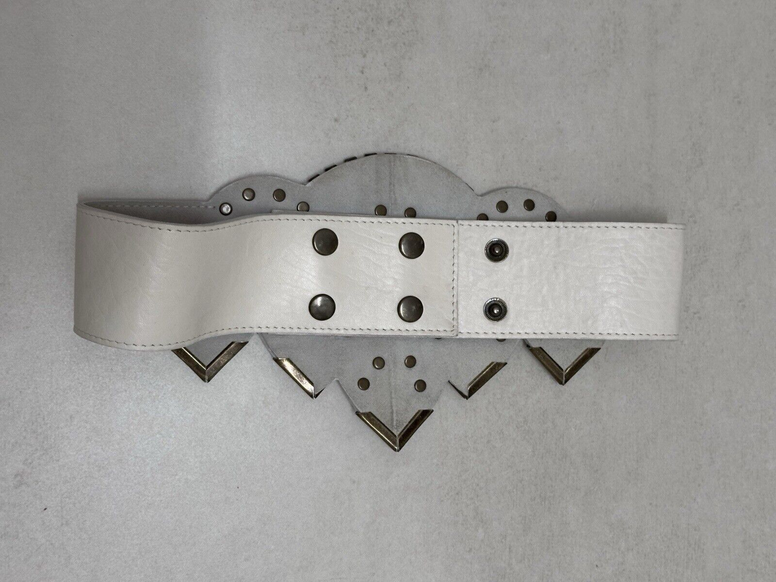 Ganni vintage Ganni Leather Studded Belt Wide Festival Boho y2k Size ONE SIZE - 4 Thumbnail