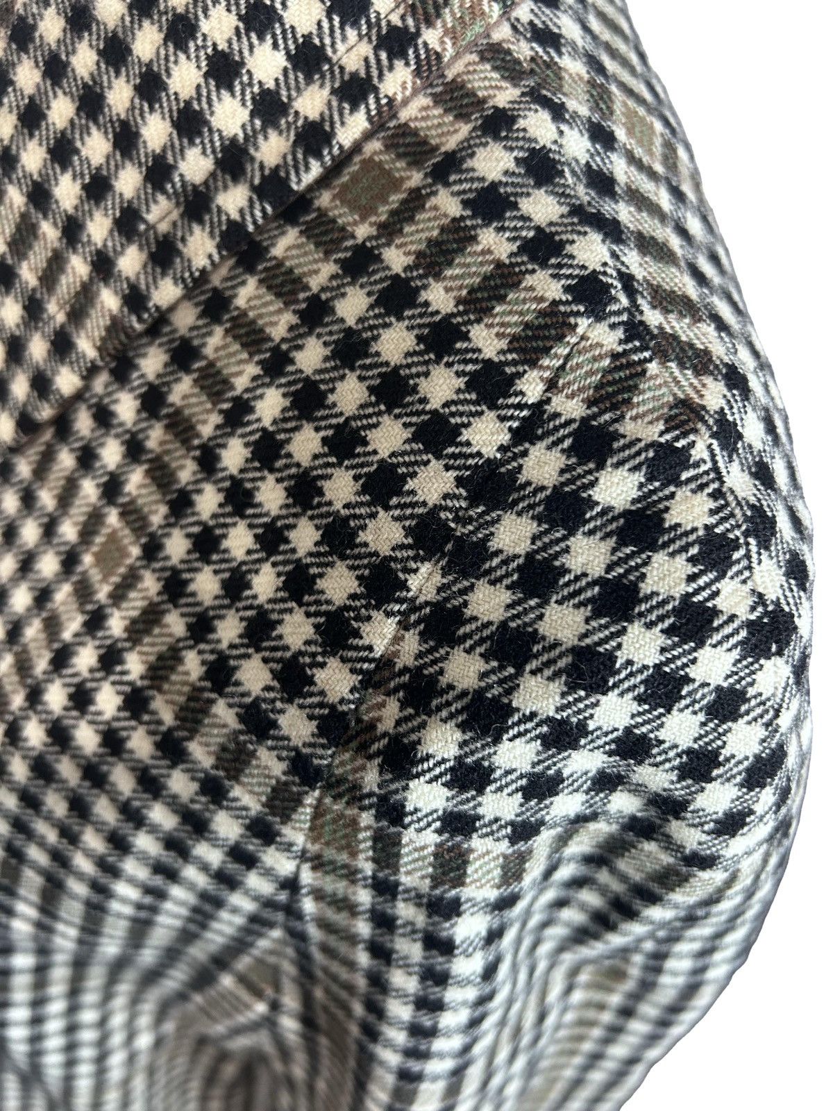 Other Vintage plaid reversible Cape Coat Size sm-m Black and Beige Size M / US 6-8 / IT 42-44 - 7 Thumbnail