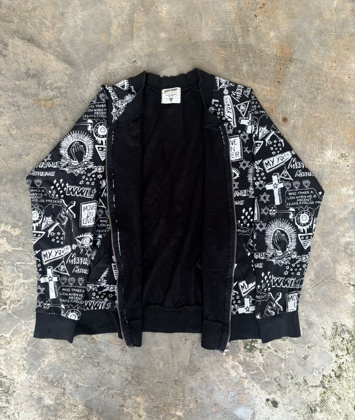 Hysteric Glamour × If Six Was Nine × Japanese Brand Y2k Rock Candy Poem Ifsixwasnine Lgb Style Sweatshirt Size US M / EU 48-50 / 2 - 3 Thumbnail