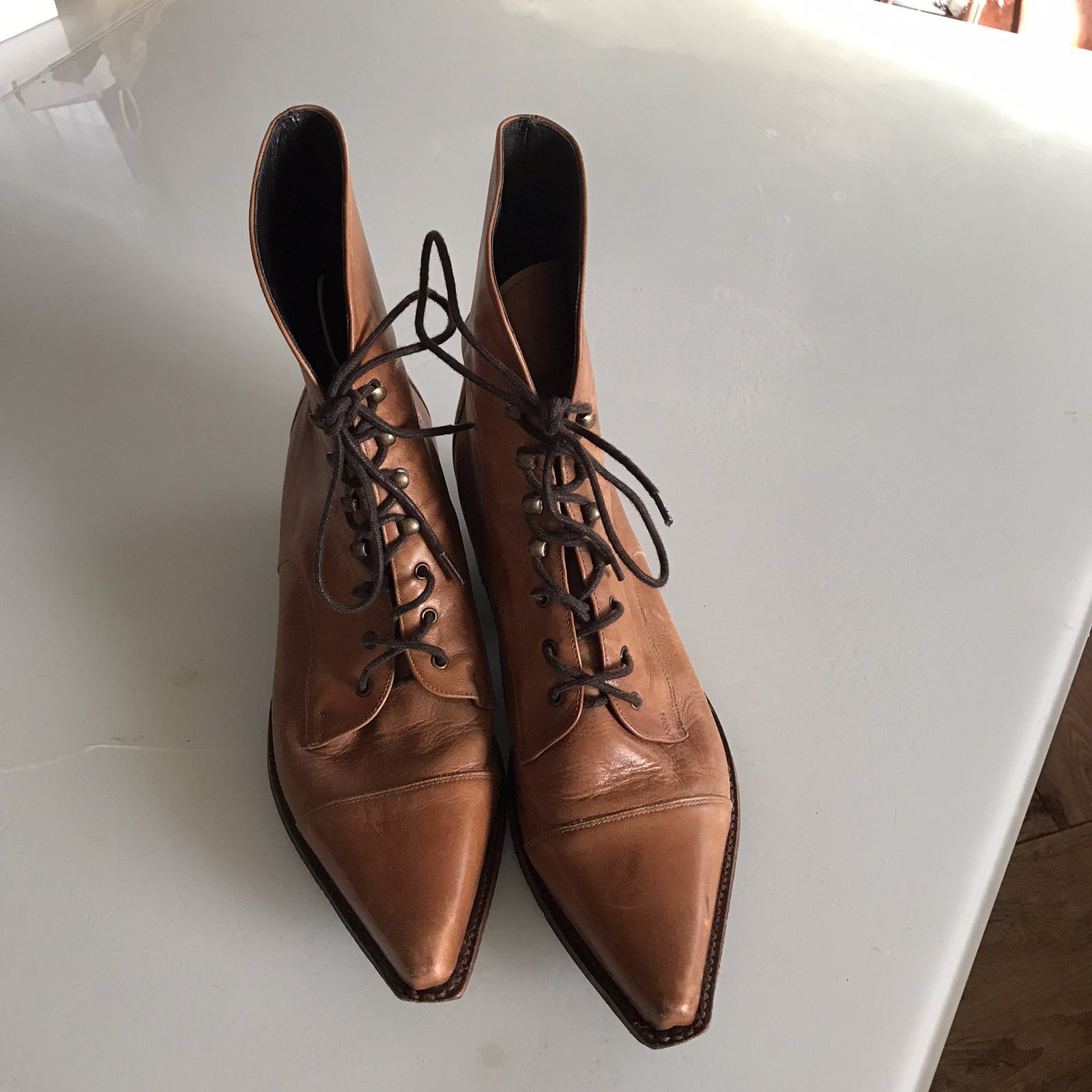 Cowboy Equipment Vintage Cyber Sendra Cowboy western leather boots Sz 42 Size US 9 / EU 42 - 4 Thumbnail