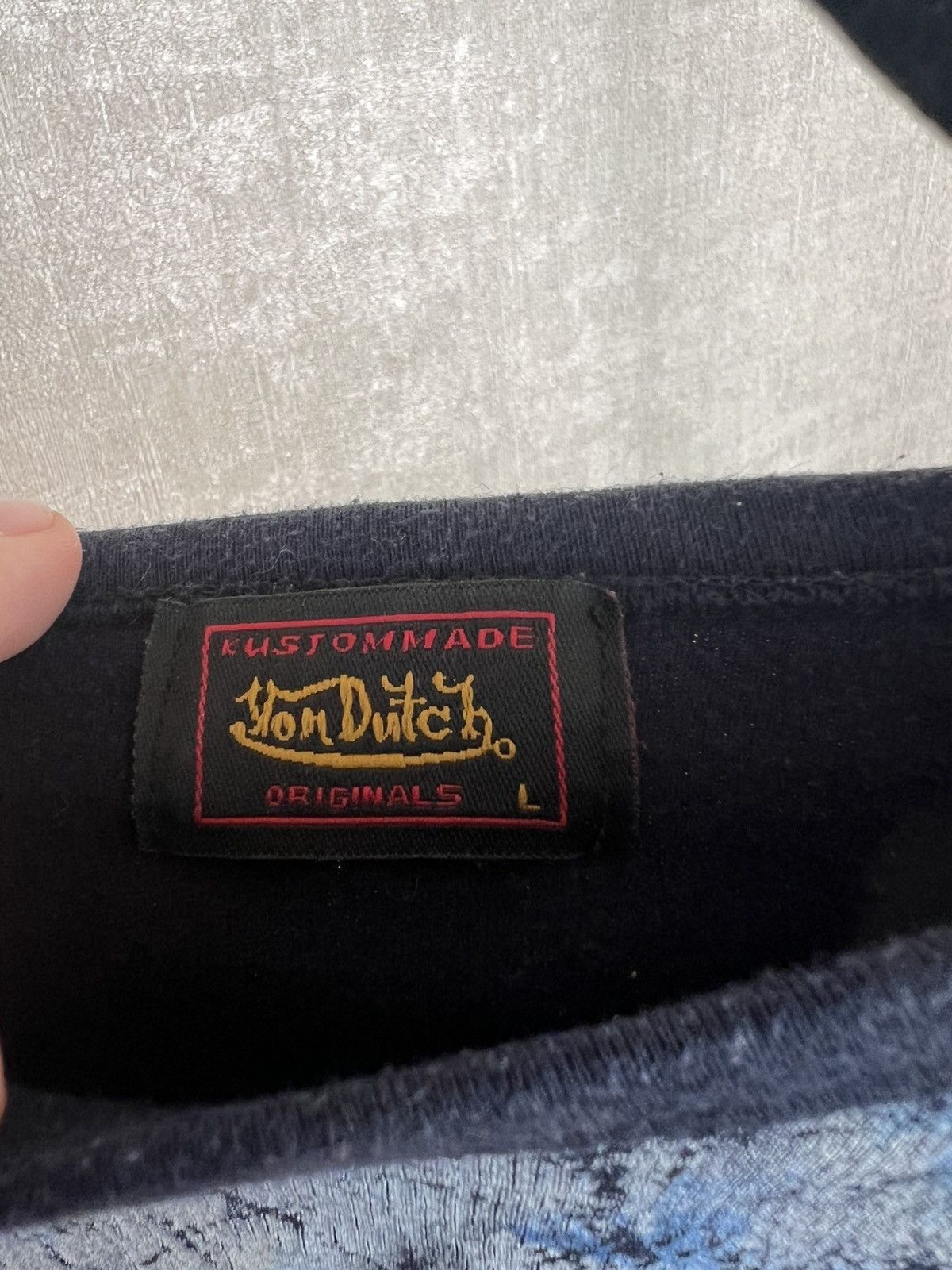 Vintage × Von Dutch Von Dutch Kustommade Rare Sweatshirt Size US L / EU 52-54 / 3 - 3 Thumbnail