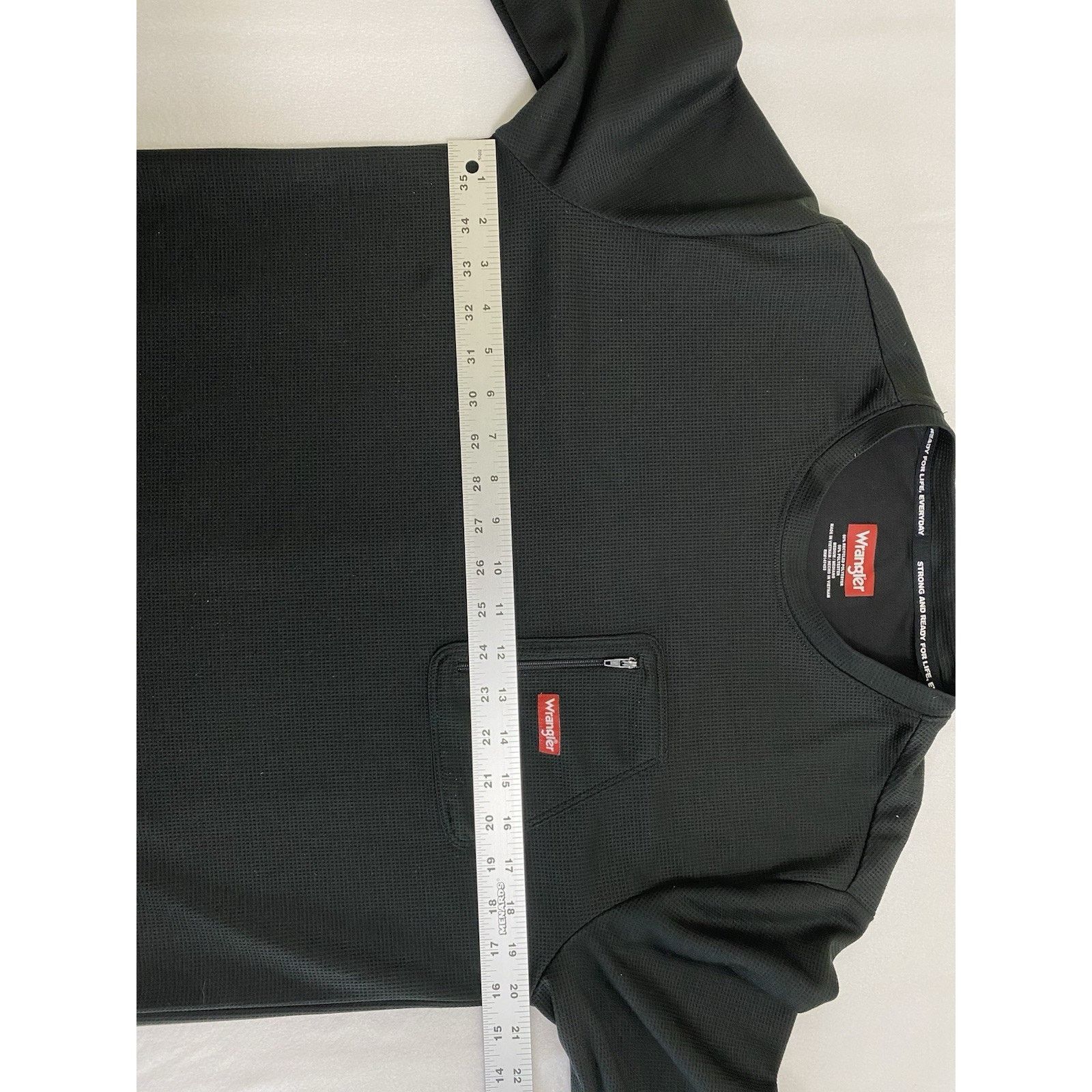 Wrangler Wrangler Thermal Long Sleeve Top Men's Medium Black Size US M / EU 48-50 / 2 - 4 Thumbnail