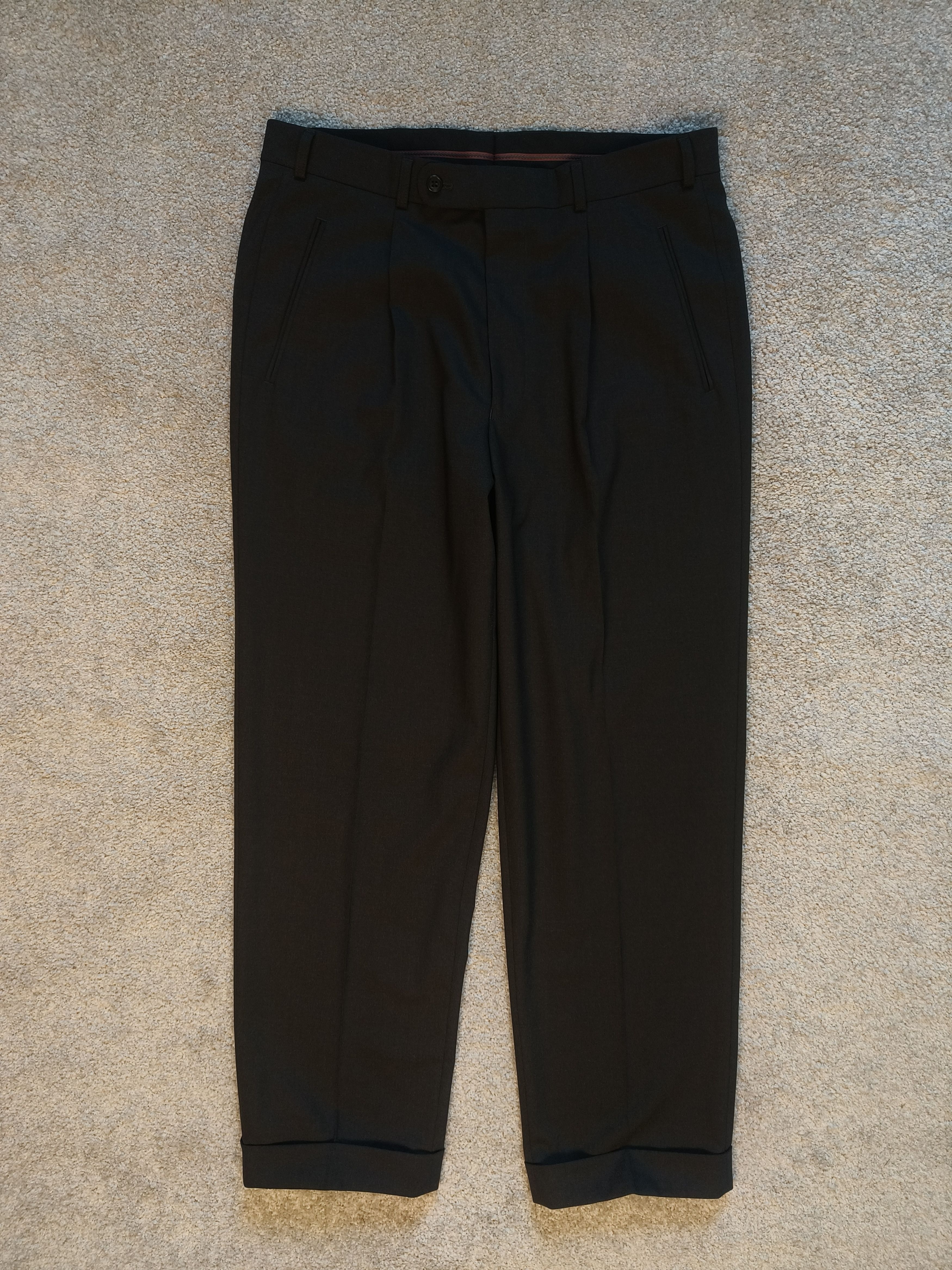 Hiltl Hiltl Relaxed Fit Trousers Gray Black Size US 32 / EU 48 - 1 Thumbnail