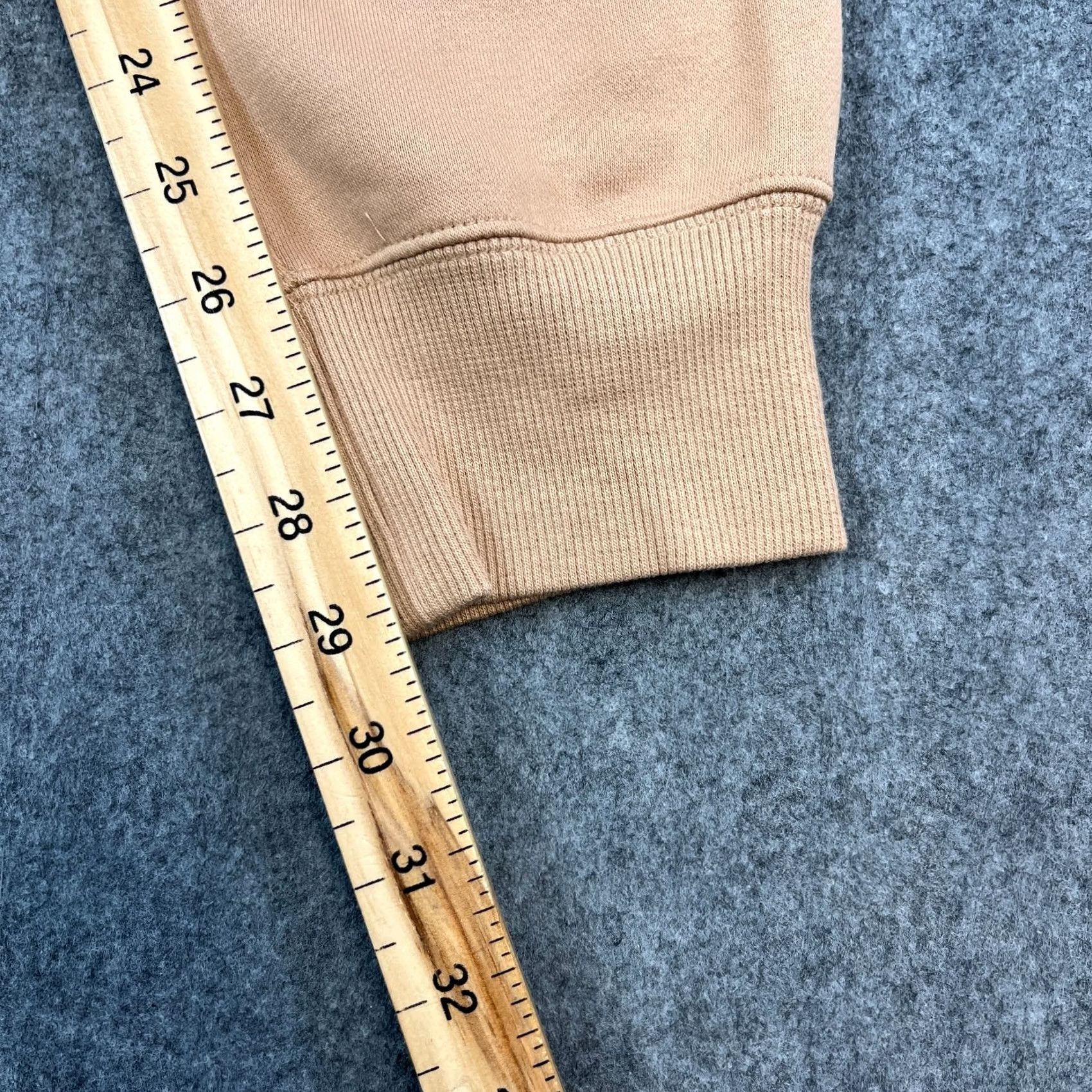 Nike Nike Mens Joggers Sweat Pants Slim Beige Swoosh Spellout Tapered Size US 29 - 4 Thumbnail