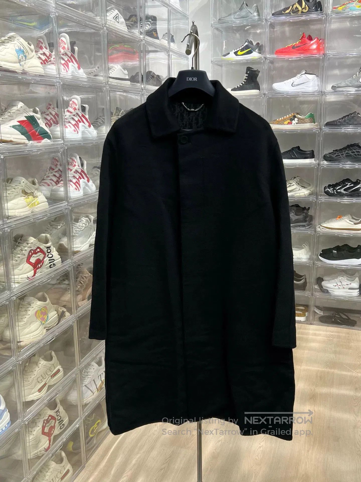 Dior Dior New Black Wool Long Coat. Size US M / EU 48-50 / 2 - 1 Thumbnail