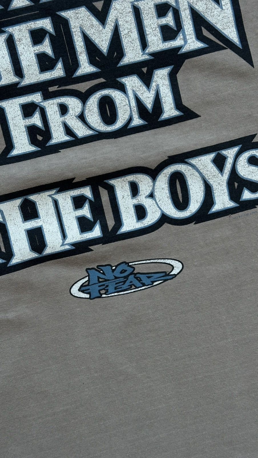 No Fear 90s No fear Vintage 'Its how you separate the men' Tee Size US XL / EU 56 / 4 - 18 Thumbnail