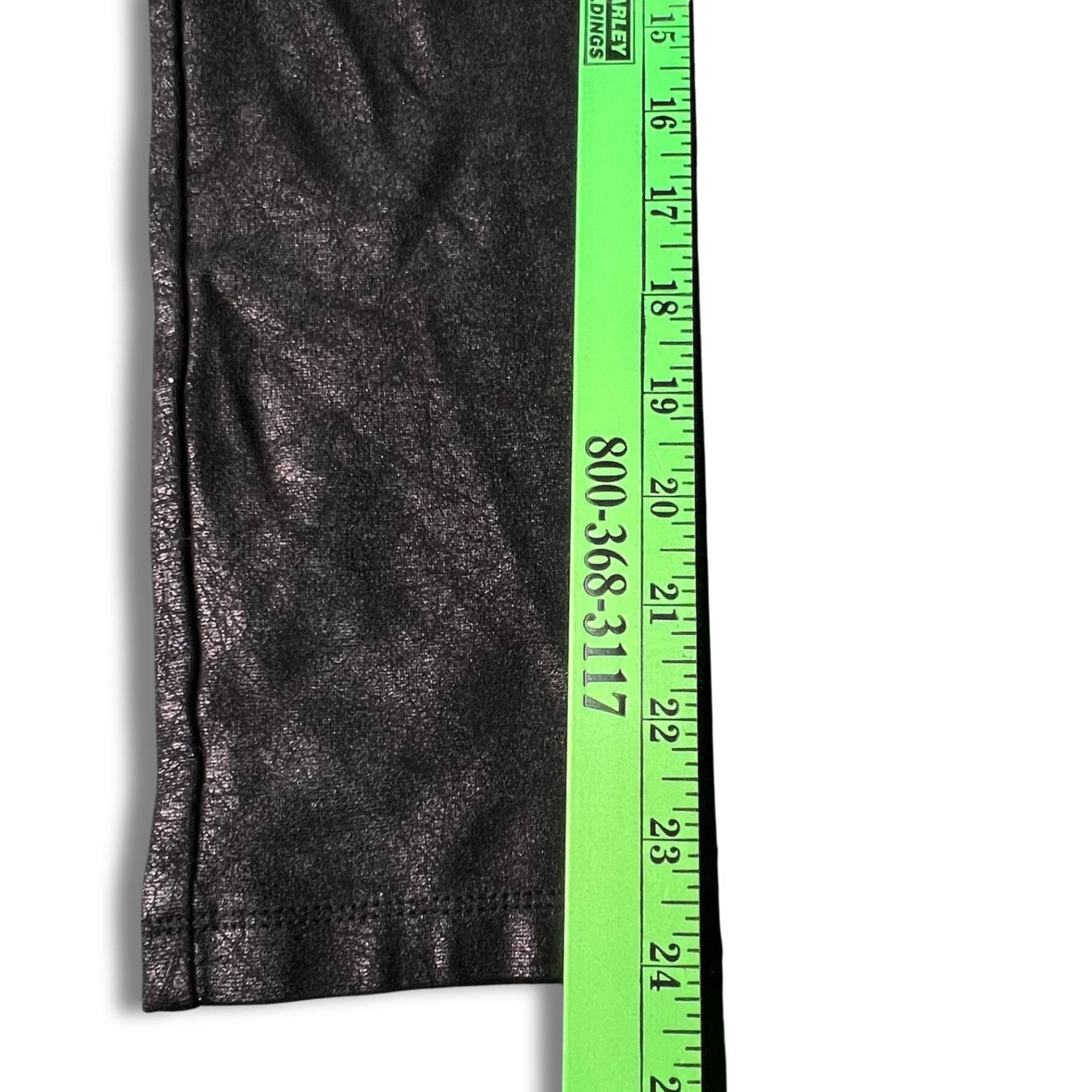 Other ASHLEY-CLASSICS Black Faux Leather Coated Skinny Jeans Size Size 31" - 9 Thumbnail