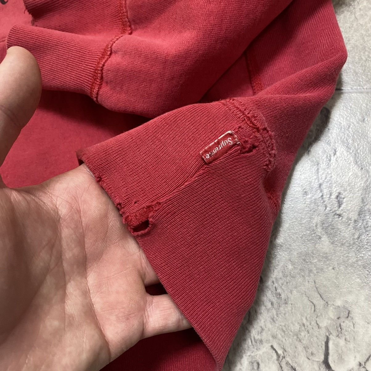 Supreme Supreme Hoodie Big Logo Red Size US M / EU 48-50 / 2 - 9 Thumbnail