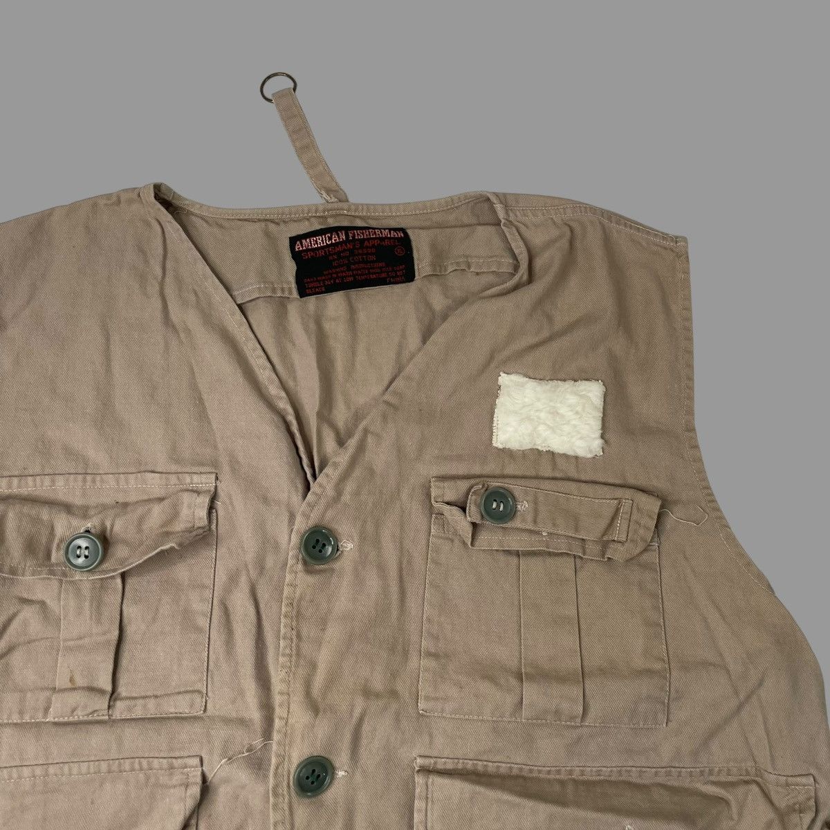 Vintage Vintage 1980s fisherman cargo cropped hunting vest Size US S / EU 44-46 / 1 - 3 Thumbnail