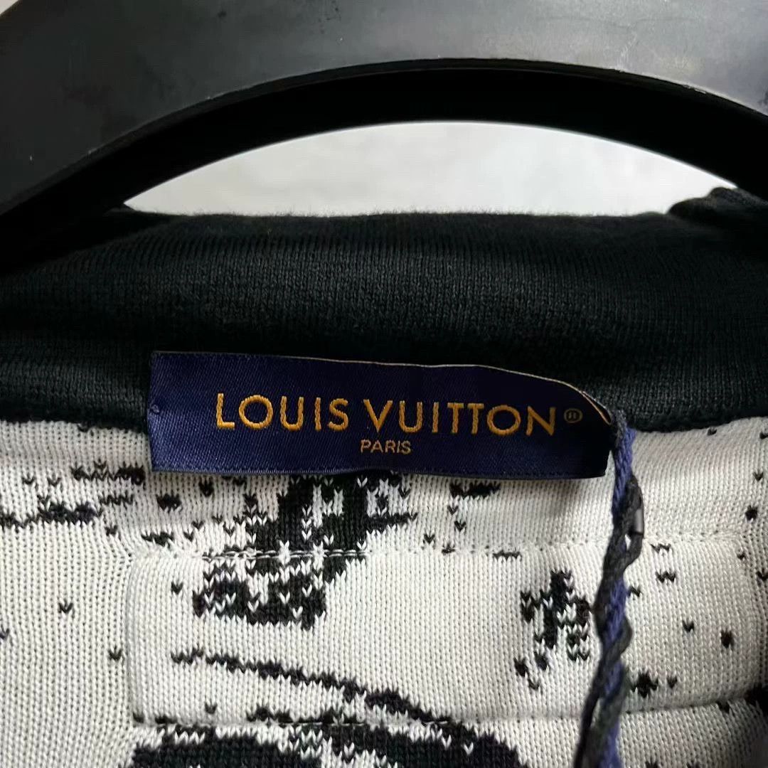 Louis Vuitton black patterned hoodie by louis vuitton Size US XXL / EU 58 / 5 - 5 Thumbnail
