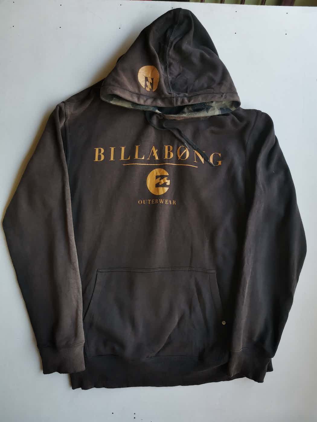 Vintage Billabong Big Logo Zipper Sweatshirt Hoodie