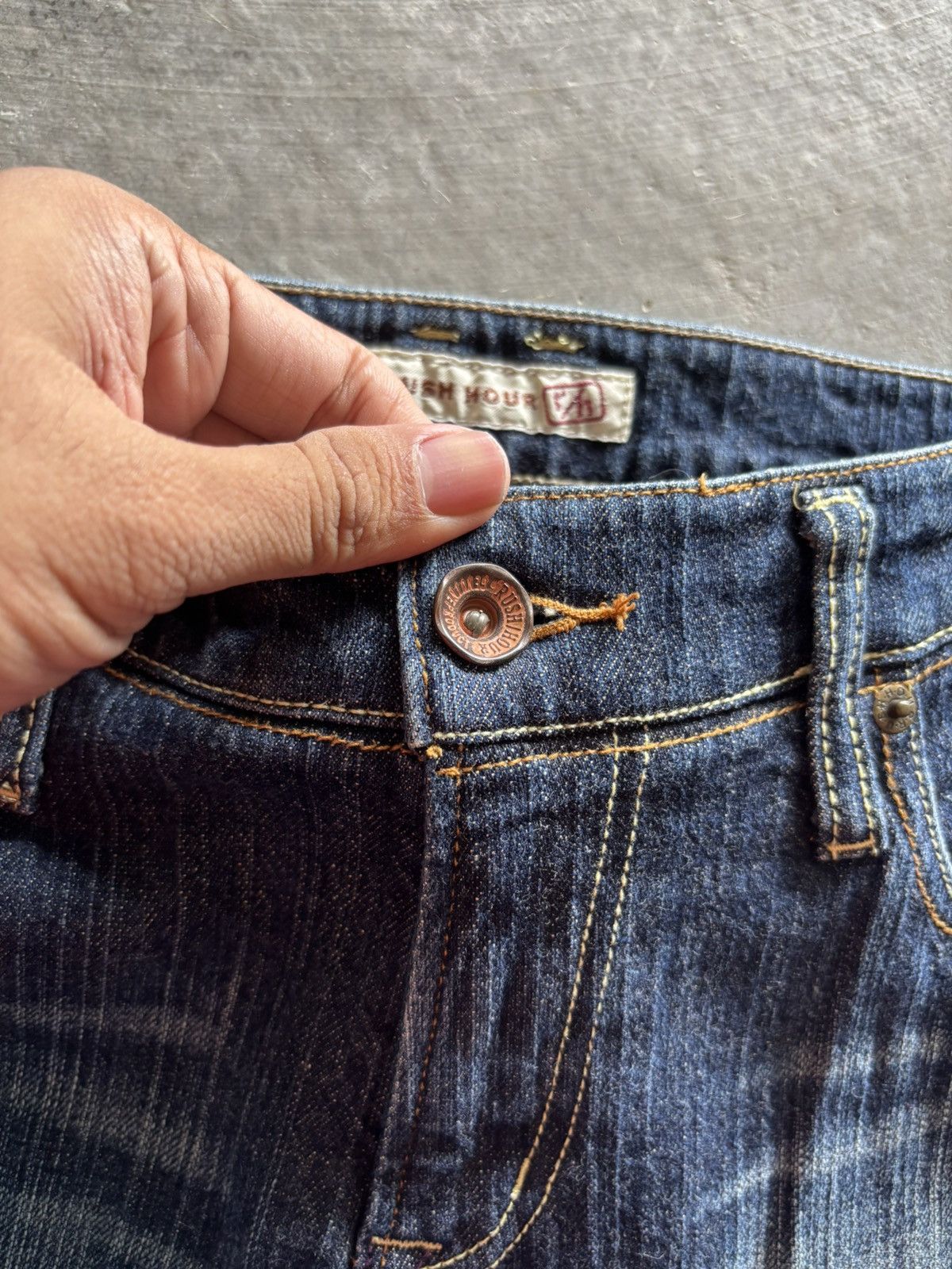 Hysteric Glamour × If Six Was Nine × Tornado Mart Flared rush hour punk washed japanese denim Size 31" - 3 Thumbnail