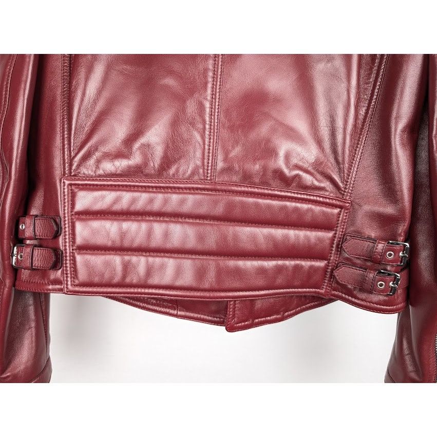 Tom Ford o1rshd1 Leather Jacket in Burgandy Size US L / EU 52-54 / 3 - 16 Thumbnail