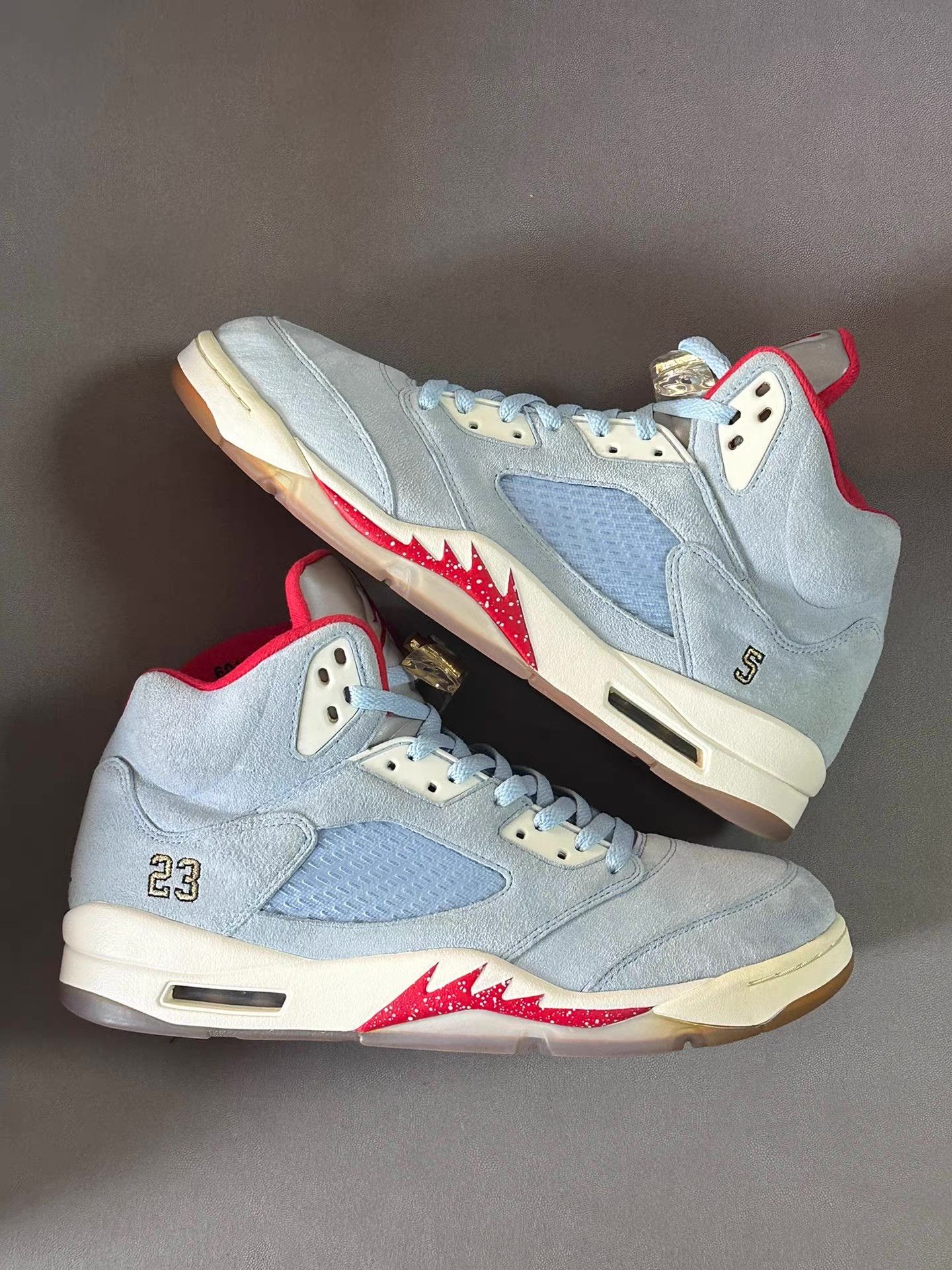 Nike Air Jordan 5 Ice Blue (Son of Mars) Ｑ20 Size US 11.5 / EU 44-45 - 8 Thumbnail