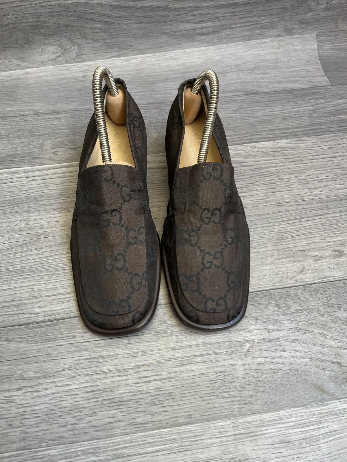 Gucci Gucci gg print penny loafers sz 37 Size US 7 / IT 37 - 2 Thumbnail