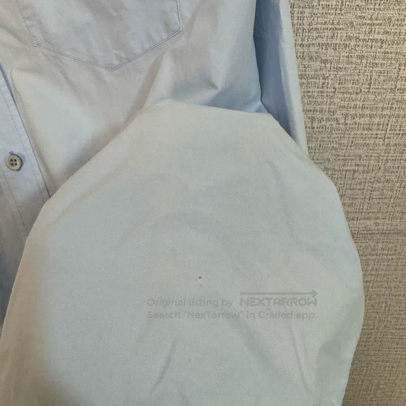 Balenciaga Balenciaga Back letter print blue long-sleeve shirt Size US S / EU 44-46 / 1 - 5 Thumbnail