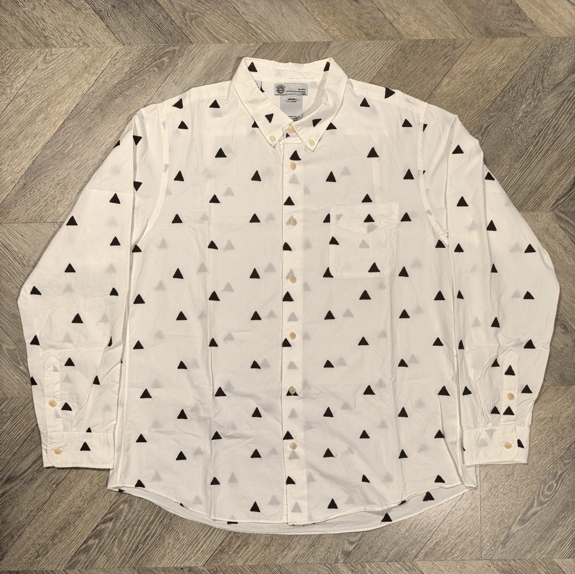 VISVIM 17AW LUNGTA B.D. Shirt LS GIZA Triangle Embroidery 4