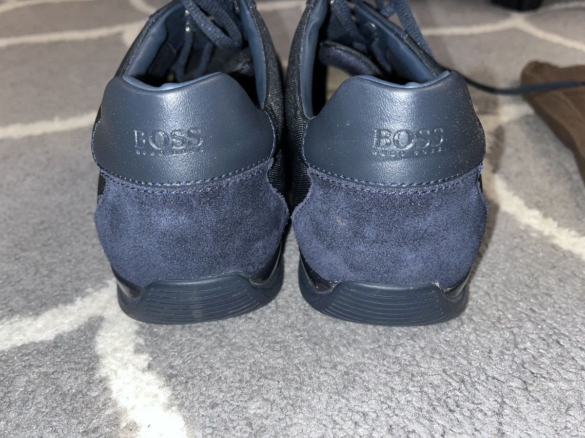 Hugo Boss Hugo Boss | MIXED-MATERIAL TRAINERS WITH SUEDE AND FAUX LEATHER Size US 11.5 / EU 44-45 - 6 Thumbnail