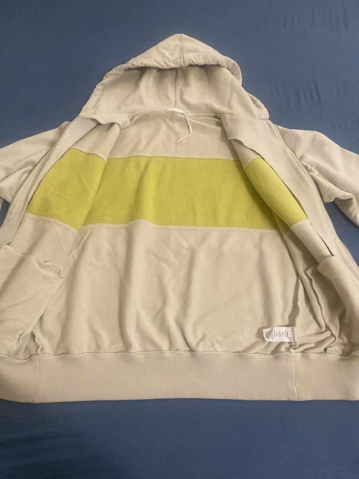 Helmut Lang Men's Blocked Logo Zip Hoodie helmut lang Size US S / EU 44-46 / 1 - 3 Thumbnail