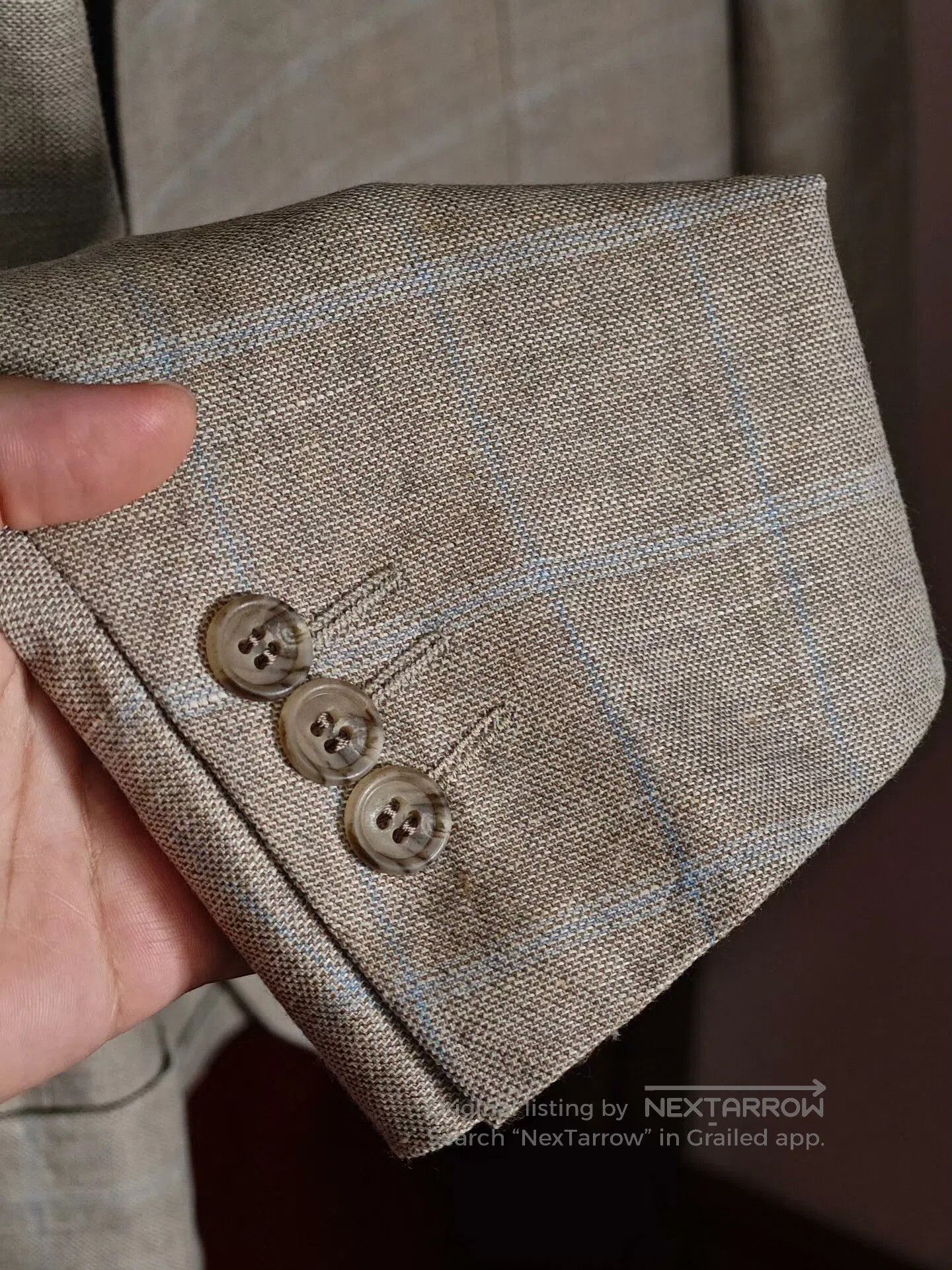 Corneliani Corneliani Italian Wool-Linen Suit Jacket. Size US M / EU 48-50 / 2 - 4 Thumbnail
