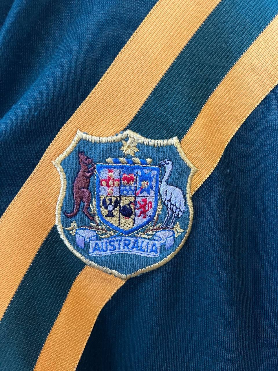 Canterbury of New Zealand 1970/75 AUSTRALIA TEAM WALLABIES RARE RUGBY UNION SHIRT XL Size US XL / EU 56 / 4 - 8 Thumbnail