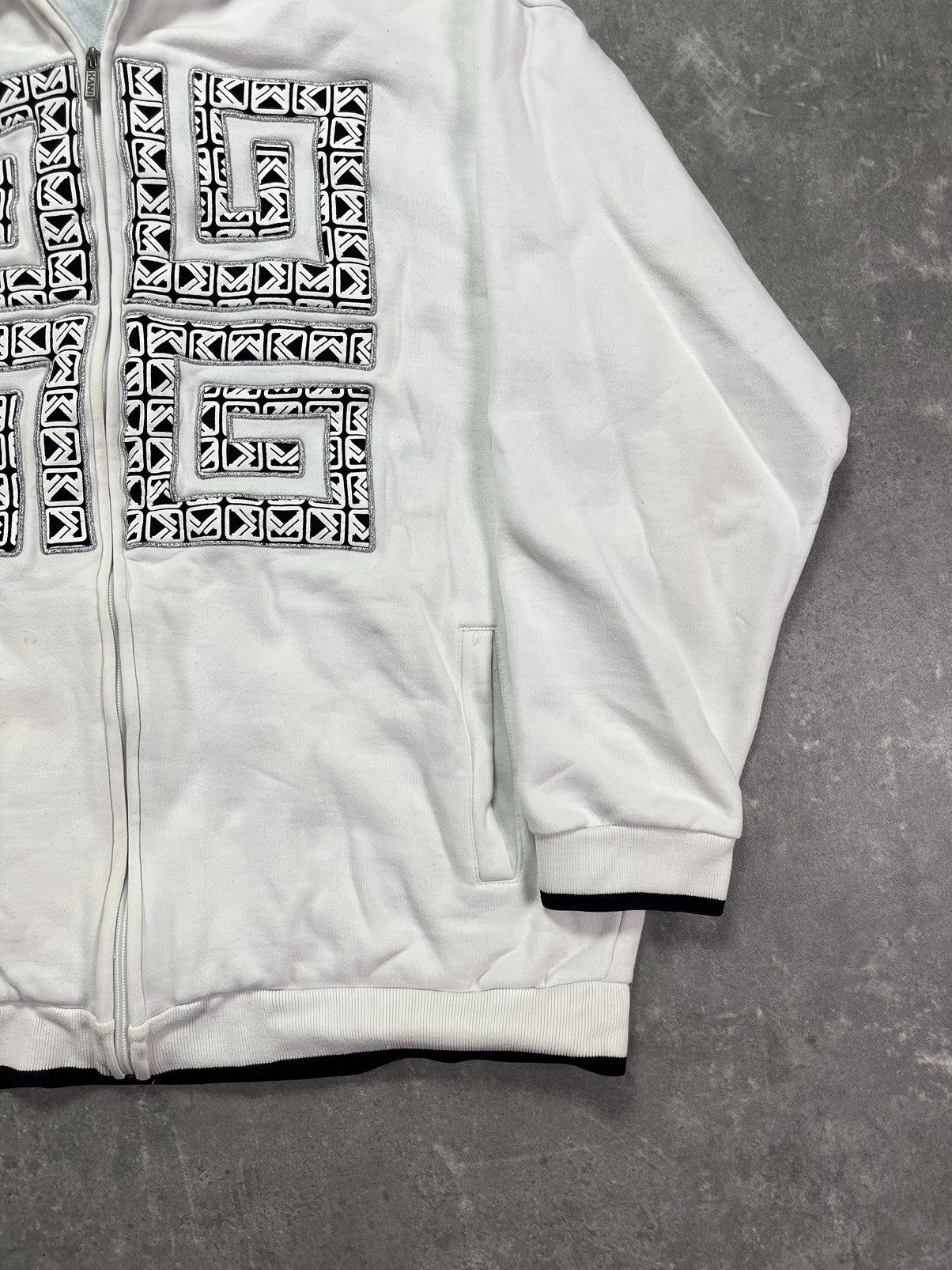 Karl Kani Karl Kani Big Spirals Logo Baggy Washed Zip Hoodie XL XXL Size US XL / EU 56 / 4 - 6 Thumbnail