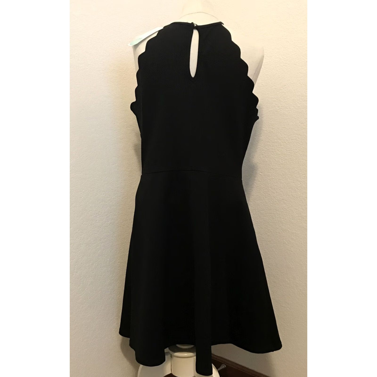 Vintage Nine Britton Black Knit Tank Dress XL Women's Stretch Pullover Party/Cocktail Wedding Size XL / US 12-14 / IT 48-50 - 2 Thumbnail