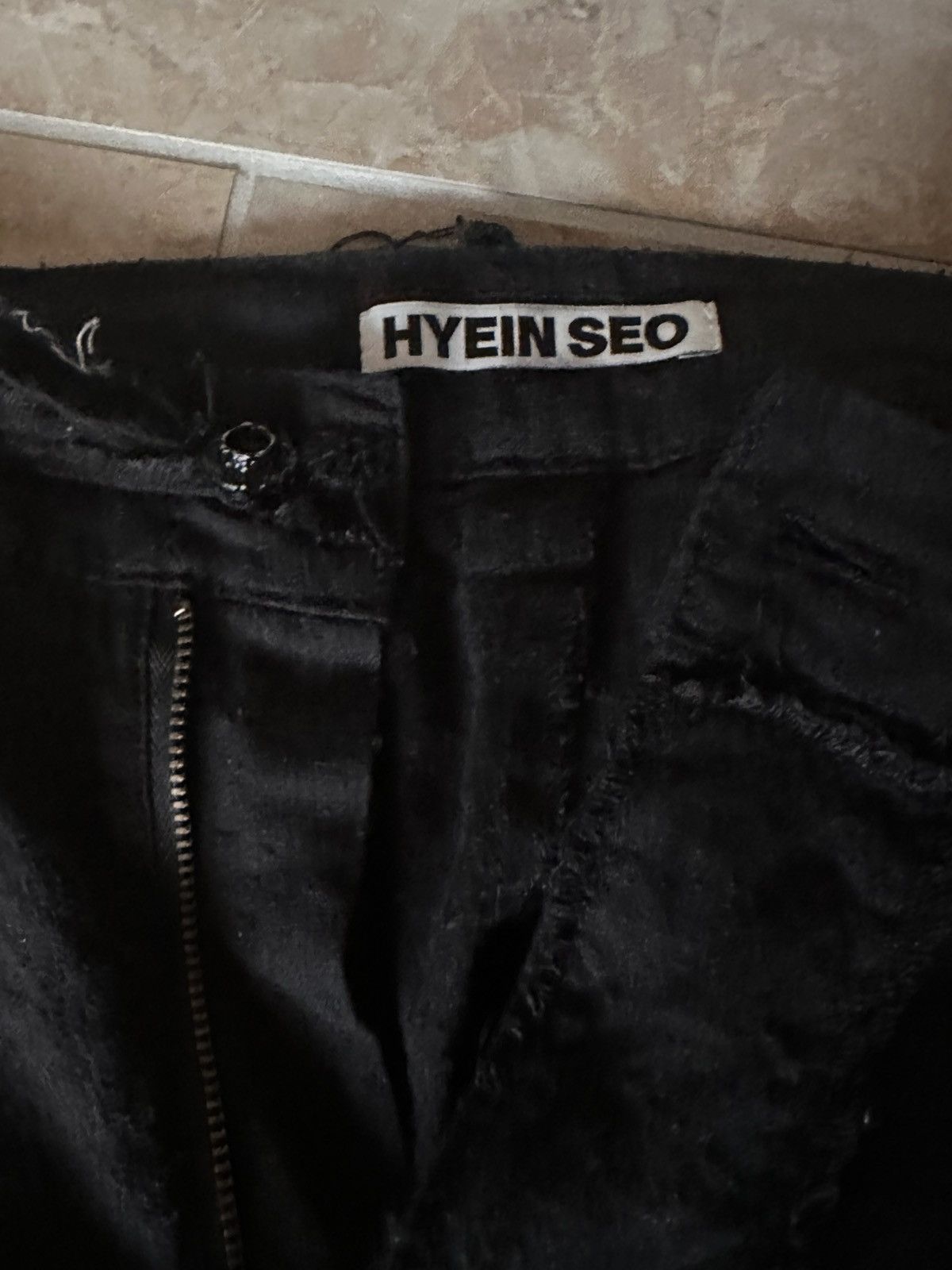 Hyein Seo Hyein Seo Black Patchwork Pants Size US 30 / EU 46 - 10 Thumbnail