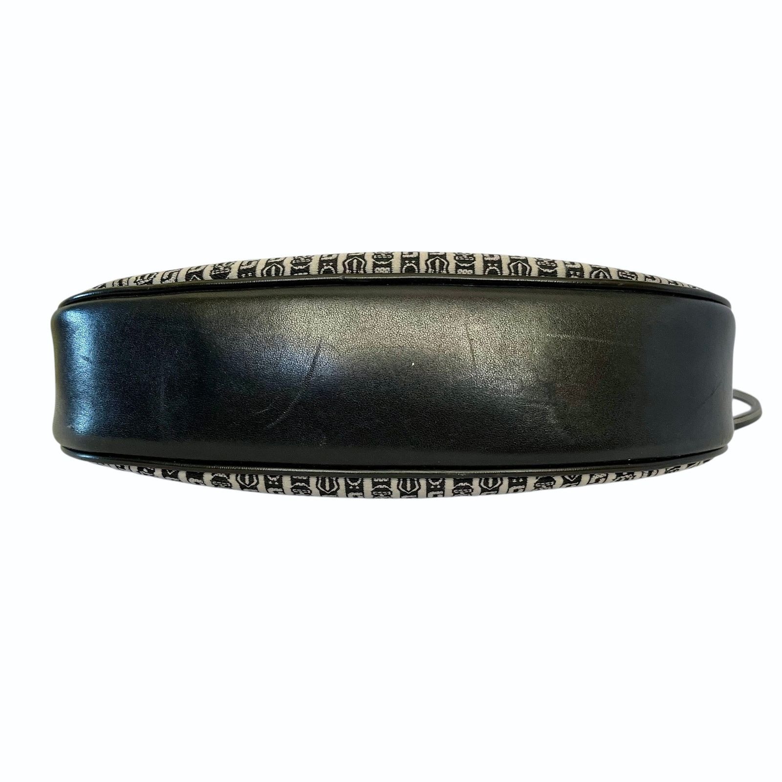 Judith Leiber × Vintage Judith Leiber Vintage Jacquard Logo Leather Trim Evening Bag Size ONE SIZE - 6 Thumbnail