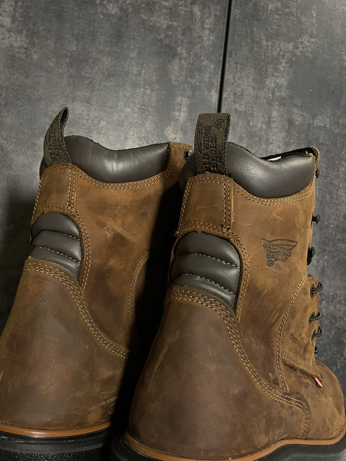 Red Wing Crazy Red Wing Shoes 400 Boots Waterproof Brown Balenciaga Size US 10.5 / EU 43-44 - 13 Thumbnail