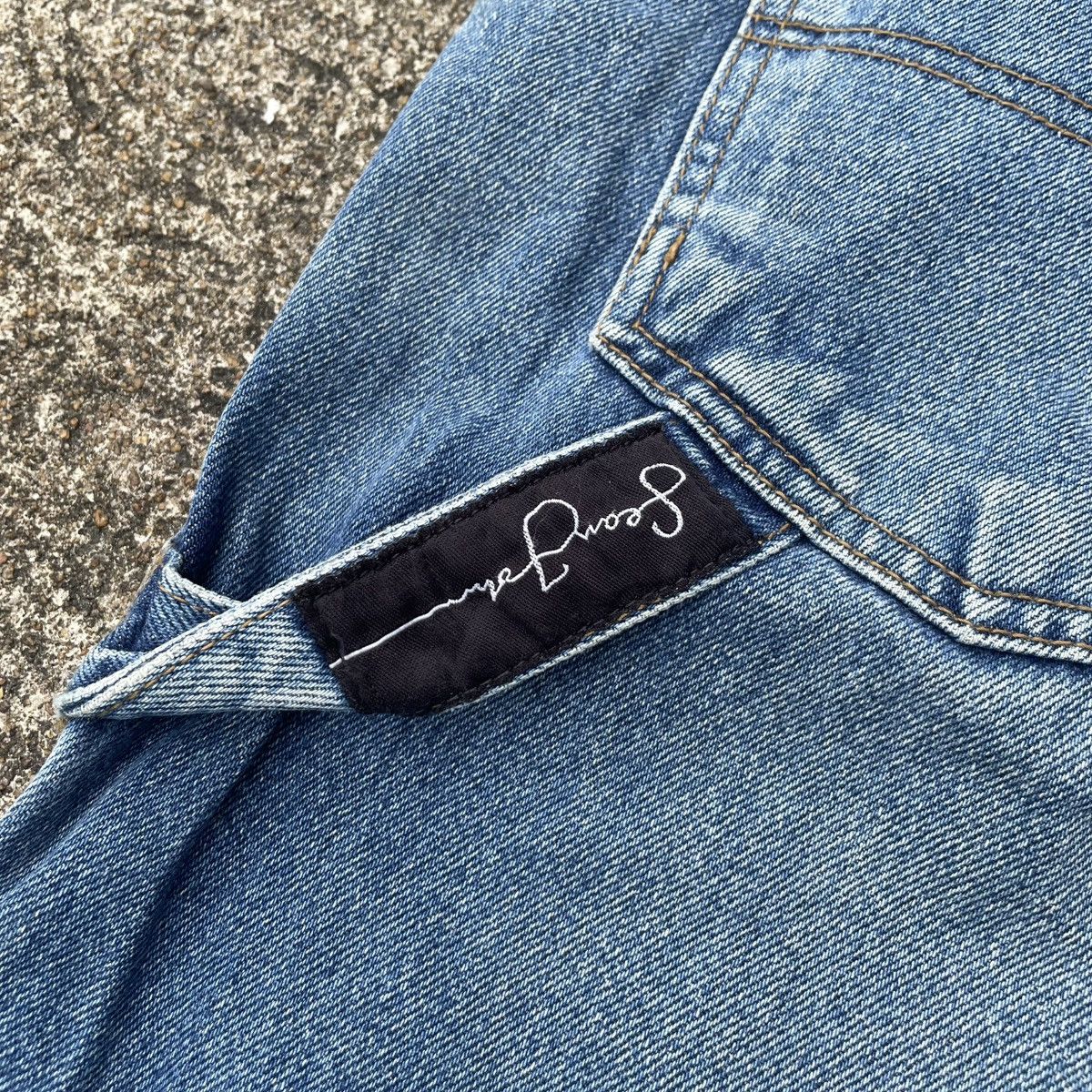 If Six Was Nine Crazy Vintage Baggy Y2K Sean John Carpenter Jeans Size US 38 / EU 54 - 6 Thumbnail