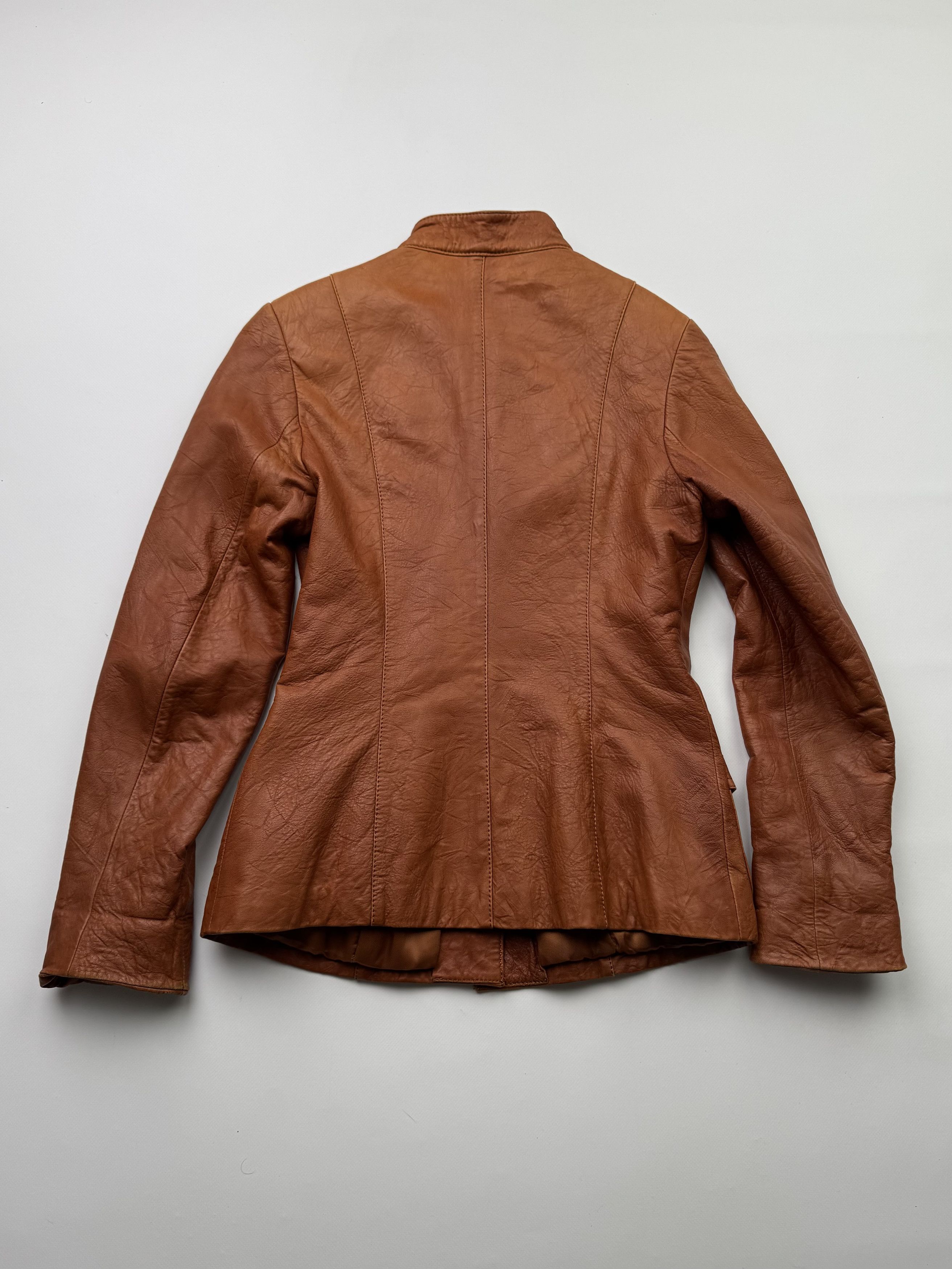 Vintage Vintage Leather Jacket With Straps B523(V88)E2 Size M / US 6-8 / IT 42-44 - 14 Thumbnail