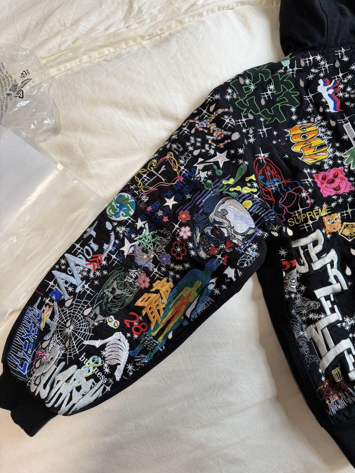 Supreme SS25 AOI Embroidered Hooded Work Jacket Size US M / EU 48-50 / 2 - 7 Thumbnail