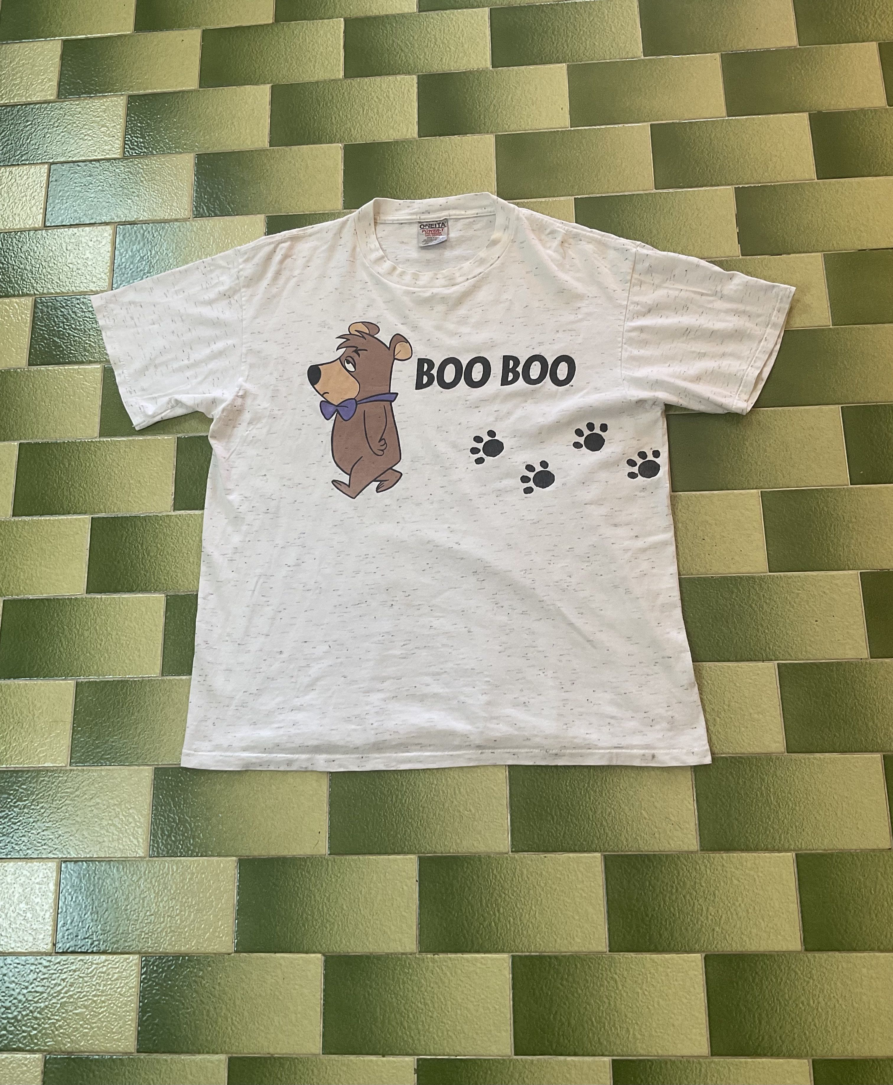 Vintage Rare 90s Yogi Bear Cartoon T store shirt Boo Boo XL