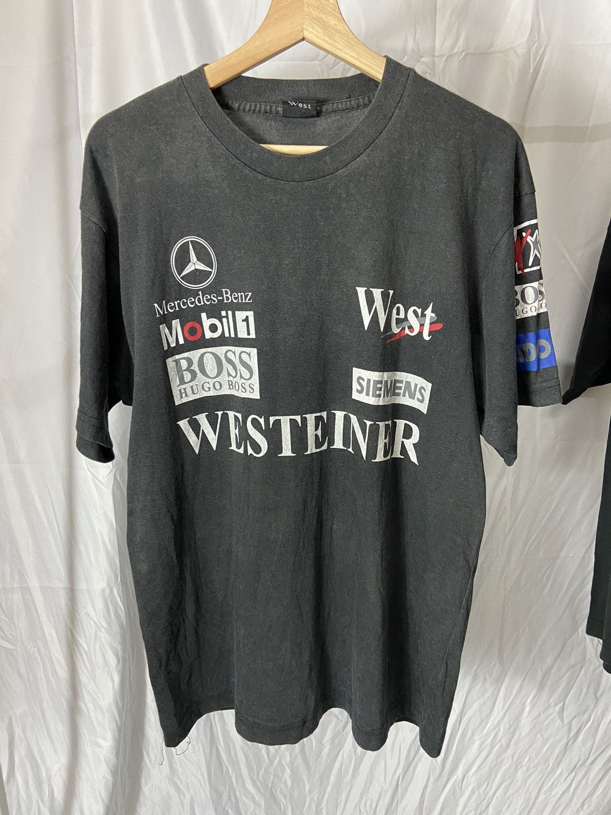 Mercedes-Benz Rare Vintage F1 Racing Mercedes Benz Tee Size US L / EU 52-54 / 3 - 1 Thumbnail