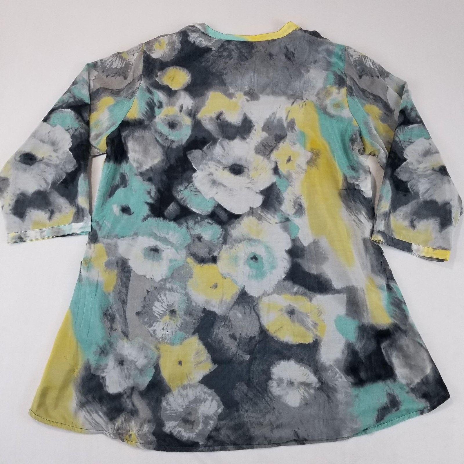 Other Parsley & Sage Tunic Top 2XL Floral Watercolor Art to Wear Size XXL / US 16-18 / IT 52-54 - 2 Thumbnail