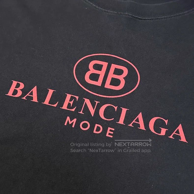 Balenciaga Balenciaga Short Sleeve T-Shirt Size US L / EU 52-54 / 3 - 3 Thumbnail