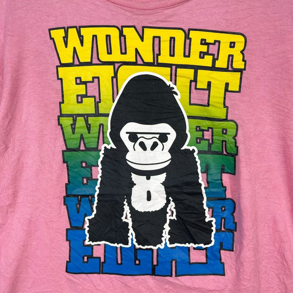 Vintage WONDER EIGHT GORILLA GRAPHIC T SHIRT STREETWEAR Size US L / EU 52-54 / 3 - 6 Thumbnail
