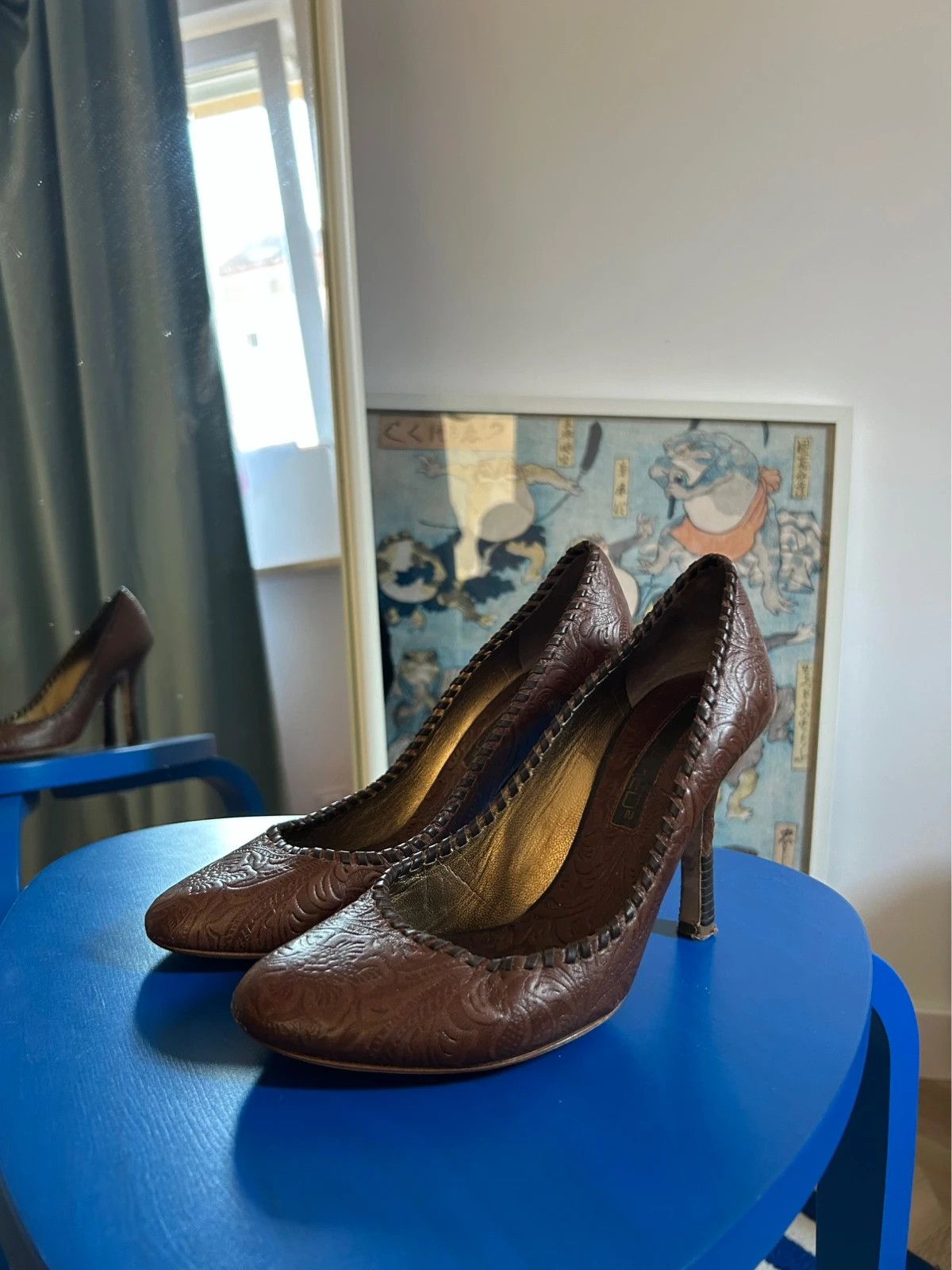 Dsquared2 Dsquared2 Brown Leather Heels Size US 6 / IT 36 - 1 Thumbnail