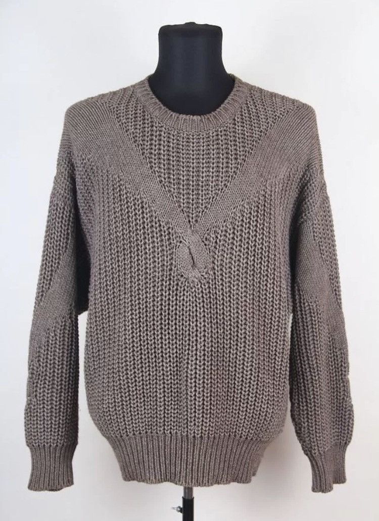 Image of Jil Sander Wool Cozy Abstract Sweater Knitted Jumper, Men's (Size XL)