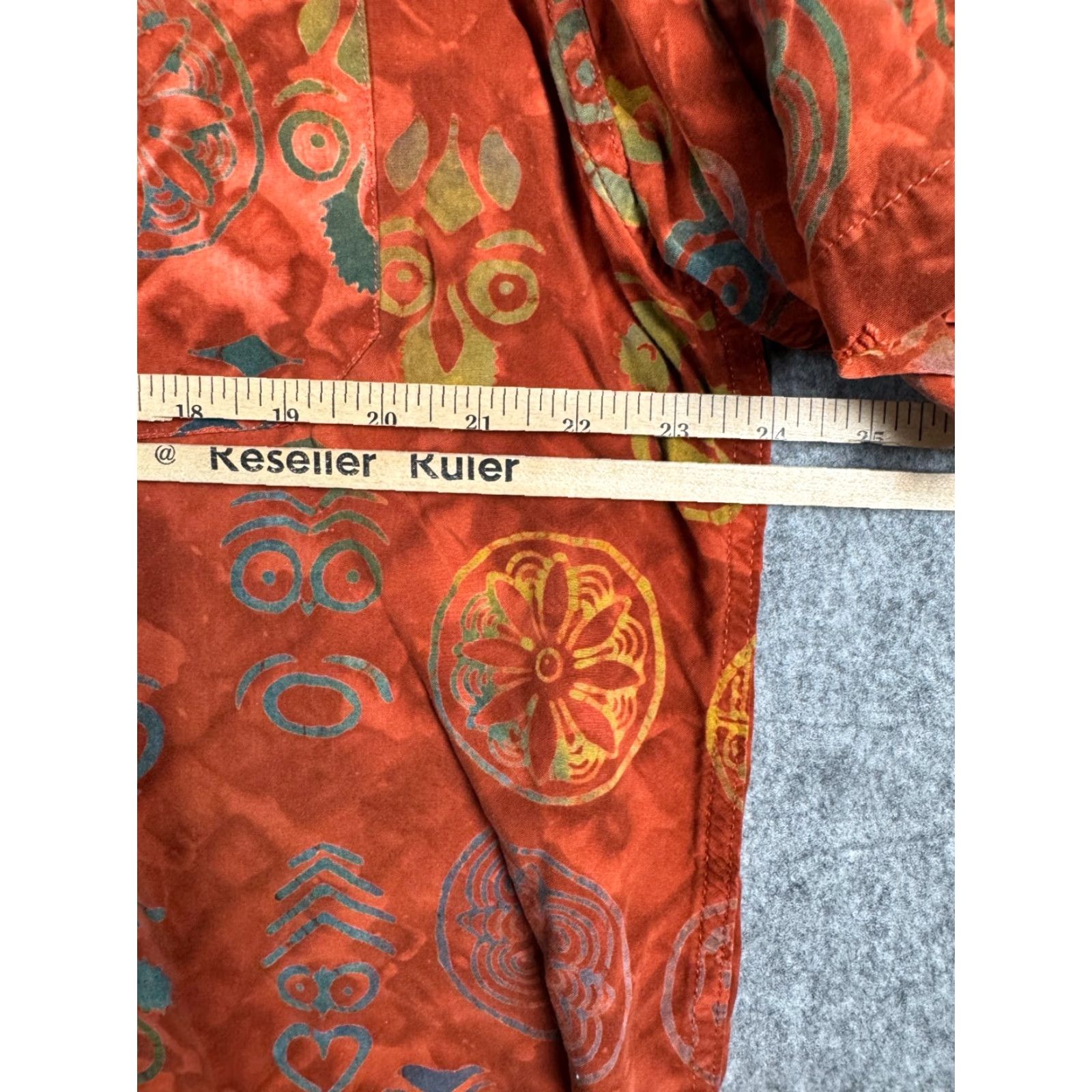 The Territory Ahead Territory Ahead Shirt Mens XL Hawaiian Rayon Tiki Abstract Floral AOP * Size US XL / EU 56 / 4 - 7 Thumbnail