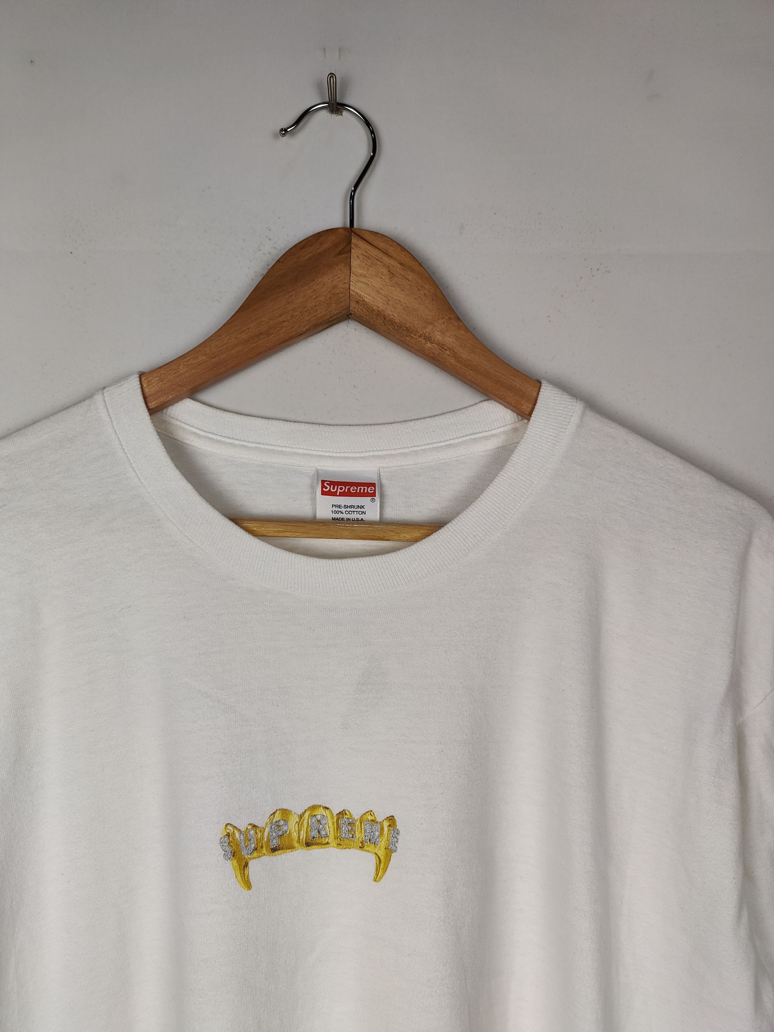Supreme Supreme Fronts Tee White Shirt Size US L / EU 52-54 / 3 - 2 Thumbnail