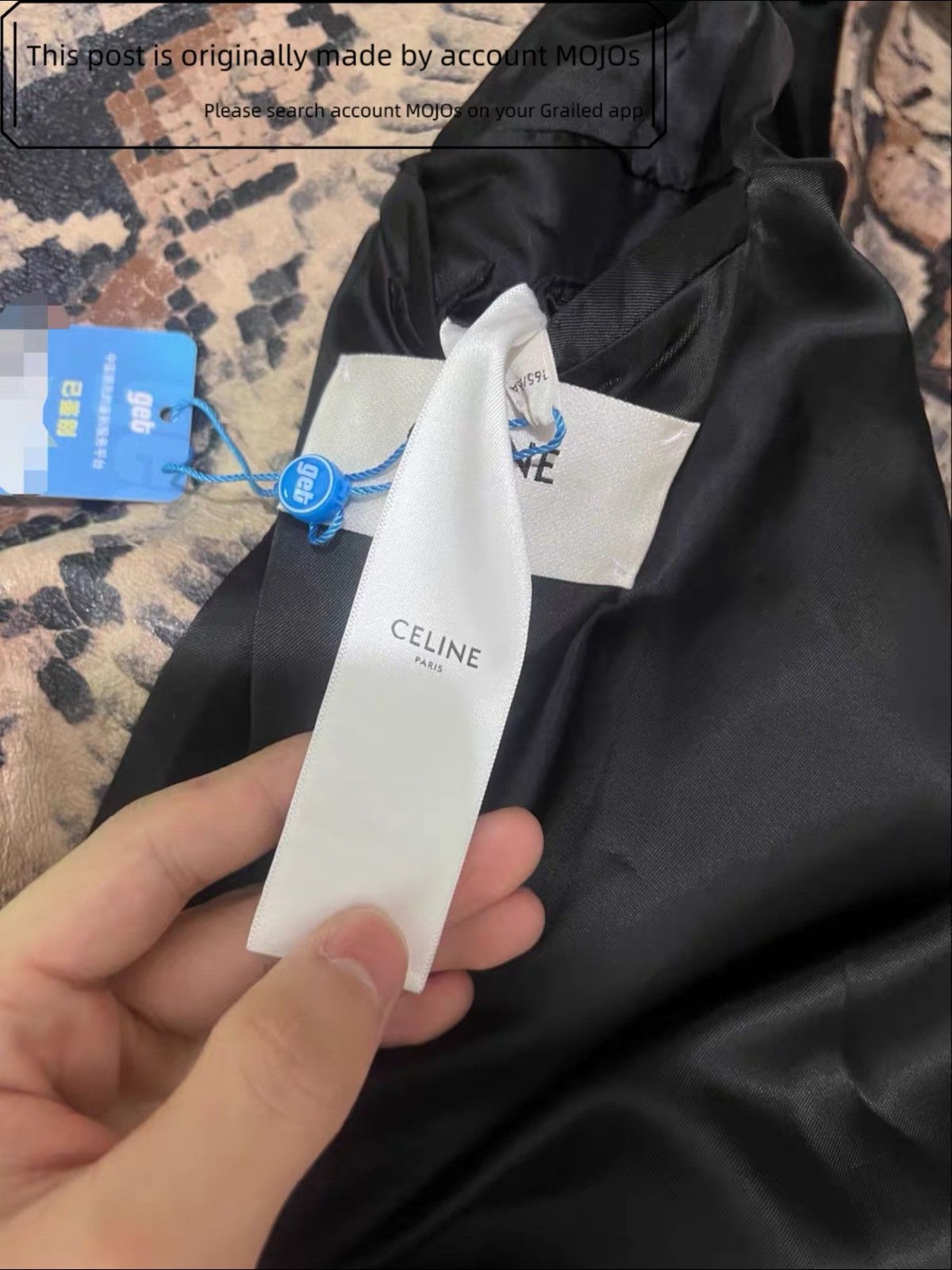 Celine Sz 48 Celine 23SS Python Pattern Overall Coat mojos28125 Size US M / EU 48-50 / 2 - 6 Thumbnail