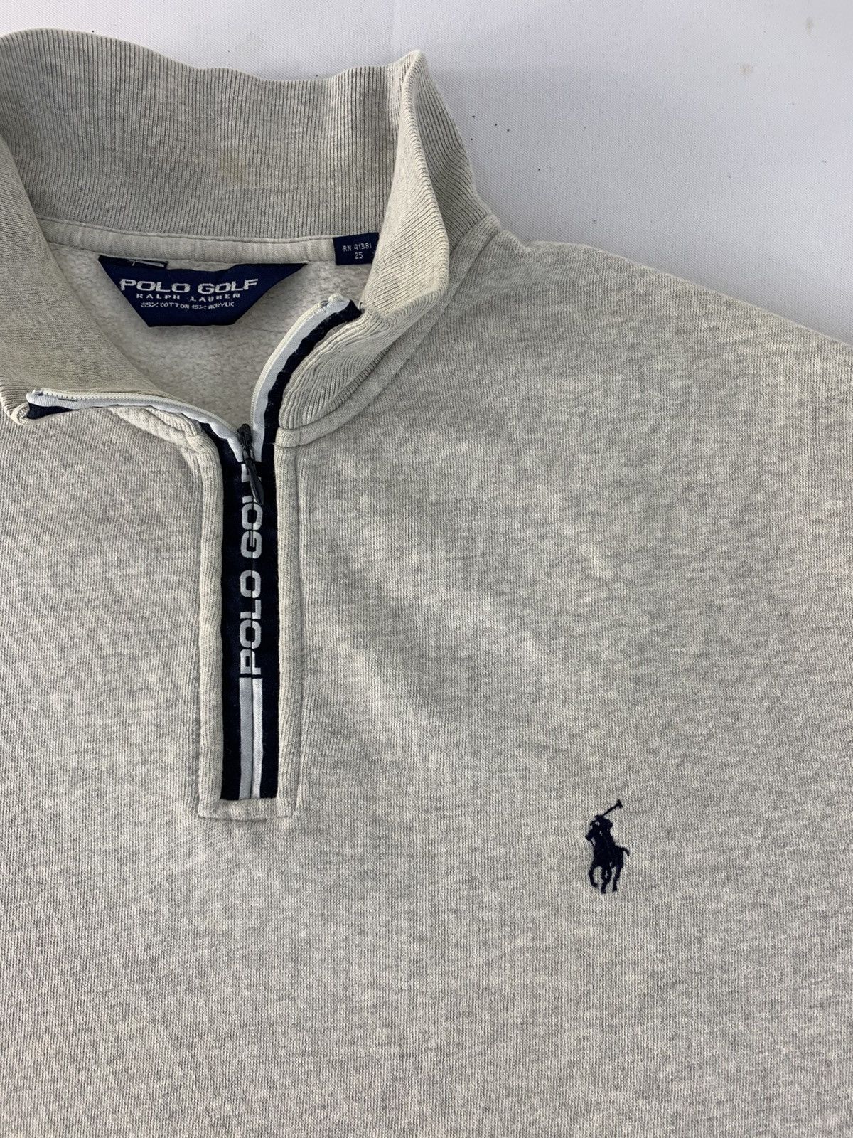 Polo Ralph Lauren 90s Polo Golf Sport Ralph Lauren Half Zip Style Sweatshirt Size US L / EU 52-54 / 3 - 3 Thumbnail