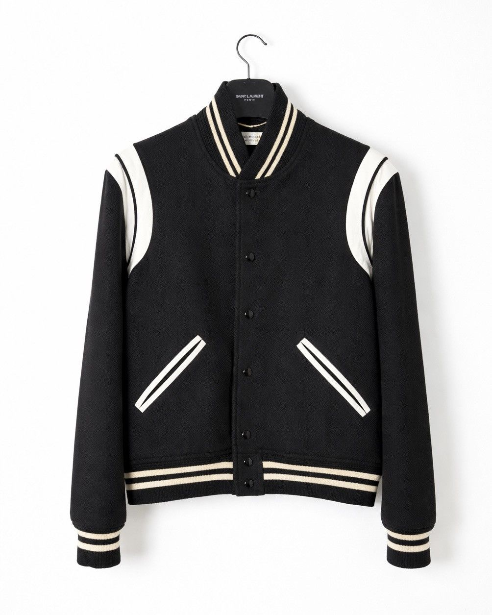 Saint Laurent Paris 16SS Teddy Jacket in Black Size US M / EU 48-50 / 2 - 1 Thumbnail