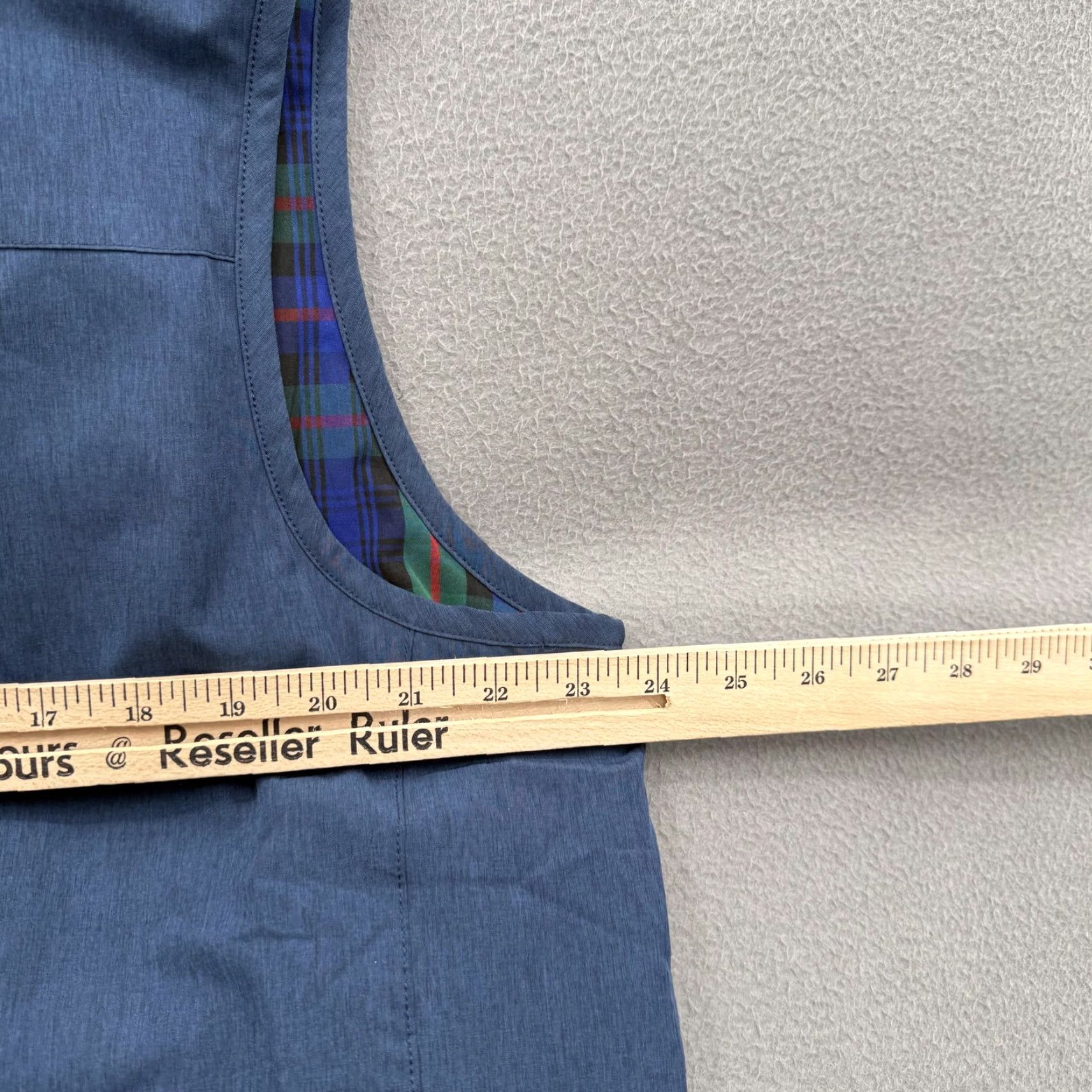 Vintage VINTAGE No, New title: William Murray Vest XL Blue Full Zip Golf Plaid Lined Stretch Jacket Size US XL / EU 56 / 4 - 4 Thumbnail