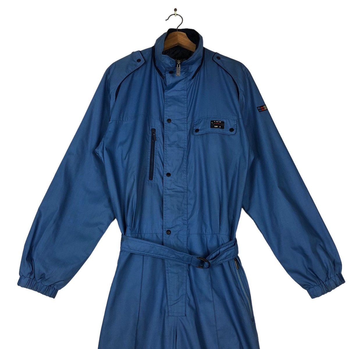 Japanese Brand 🔥90’s Vintage Overall Yamaha Racing Work Big Logo Ski Size US 32 / EU 48 - 2 Thumbnail