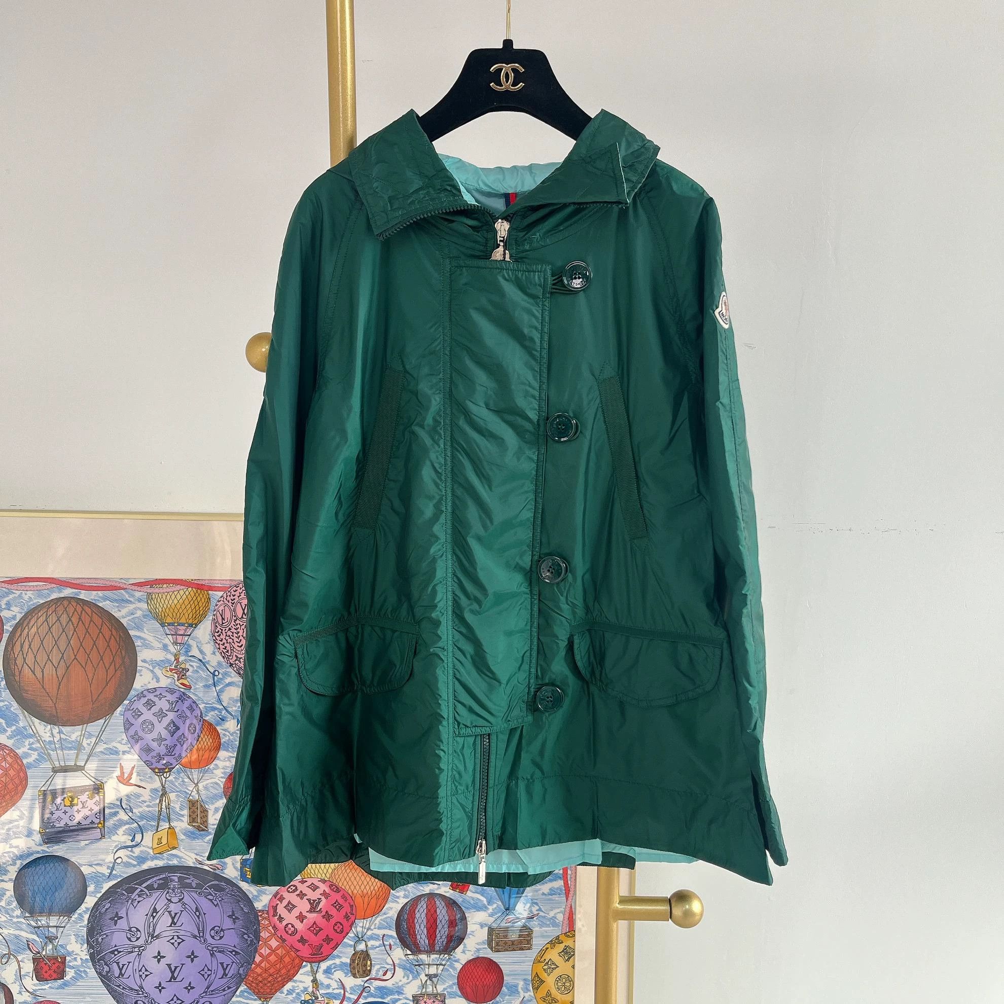 Moncler Moncler Women's Green Jacket 0 Size XS / US 0-2 / IT 36-38 - 2 Thumbnail