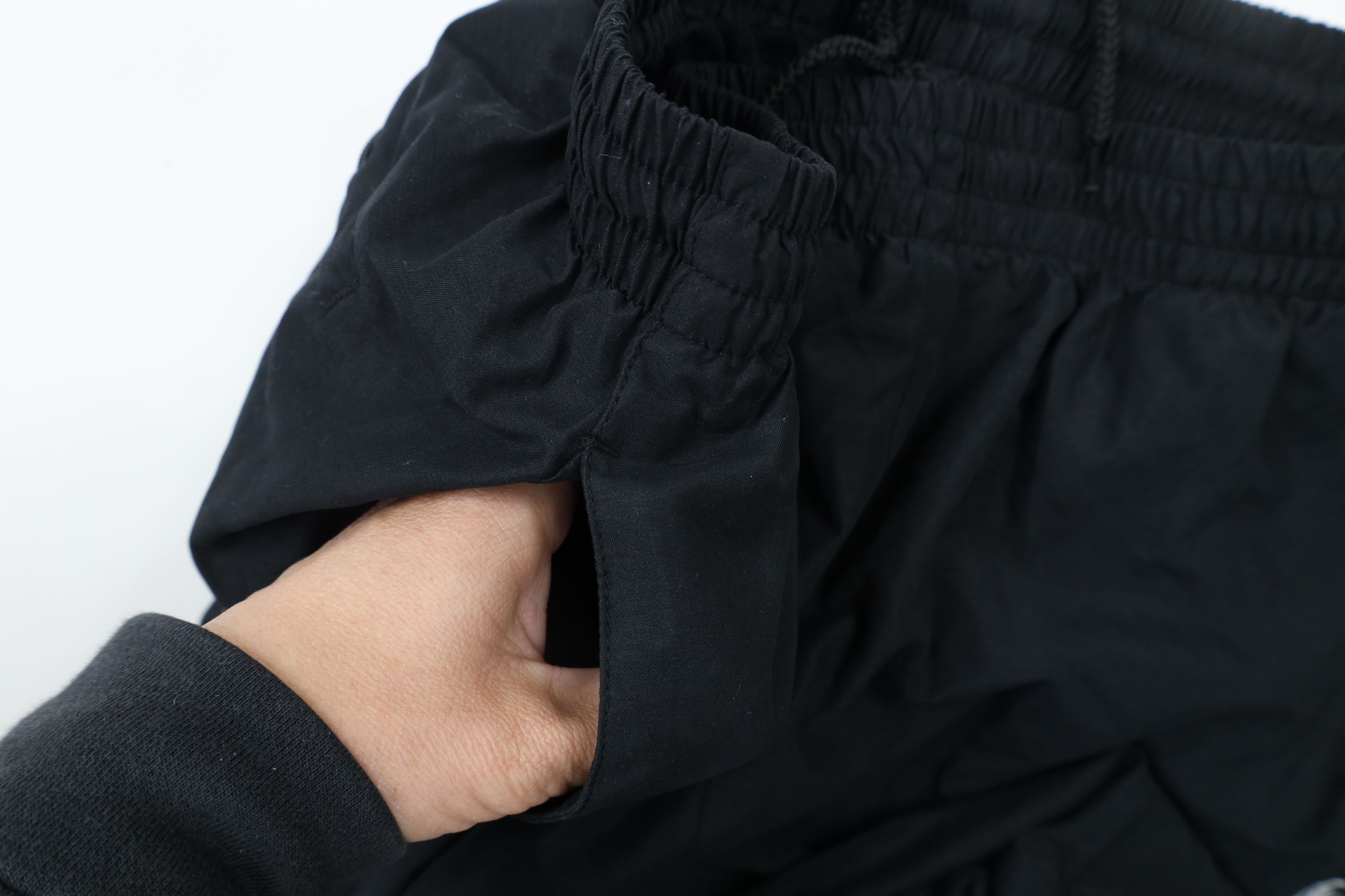 Champion × Vintage Vintage 90s Champion Classic Logo Lined Wide Leg Pants Black Size US 38 / EU 54 - 8 Thumbnail